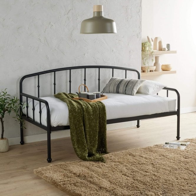 Athena Black Metal Day Bed